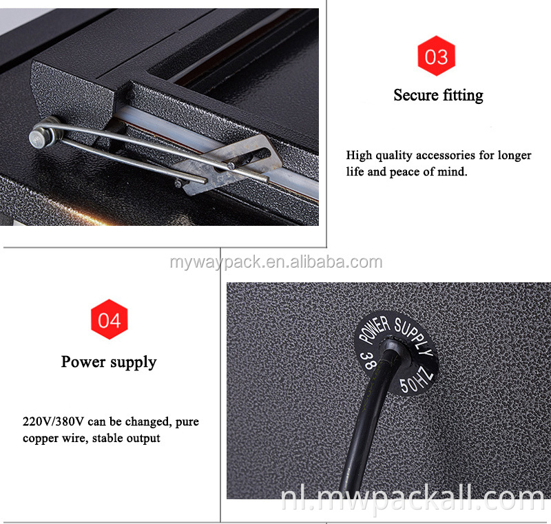 Kleine producten verpakking blisterverpakking vacuüm huid warmte sluitmachine;